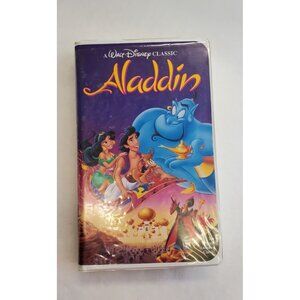 Aladdin VHS Tape - Walt Disney Black Diamond Classic